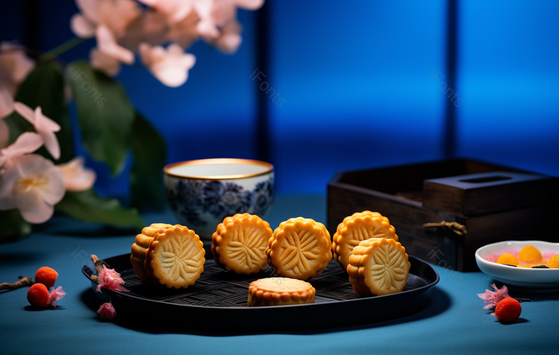 八月十五中国风中秋月饼,高清,摄影图,摄影图片,图片大全,摄影图免费下载